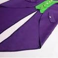 thumbnail image 5 of Odeerbi Family Clothes Parent-child Wear Clothing Men's Retro Clothing Children's Mid-length Punk Retro Tuxedo Purple XS, 5 of 9