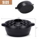 thumbnail image 3 of Vaporizador para estufa de leña G Good Gain, hierro fundido, 2,8 L, negro mate, 3 of 8