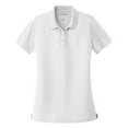 thumbnail image 4 of Womens Dry Zone UV Polyester Micro-Mesh Polo White 4X-Large, 4 of 6