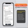 thumbnail image 3 of Voice Recording Device, LED Indicator Light AI Voice Recorder Mind Map Real Time Translation  for Learning 8G,16G,32G,64G,128G, 3 of 7