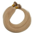 thumbnail image 2 of 50 Brins Micro Perles Lisses Soyeuses Anneaux Nano Extension de Cheveux Humains, 2 of 6