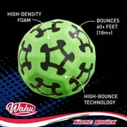 Wahu Sonic Shock Ball Green Ultra-Bounce Ball Bounces up to 60 - Bounce & Catch 2.7 Ball