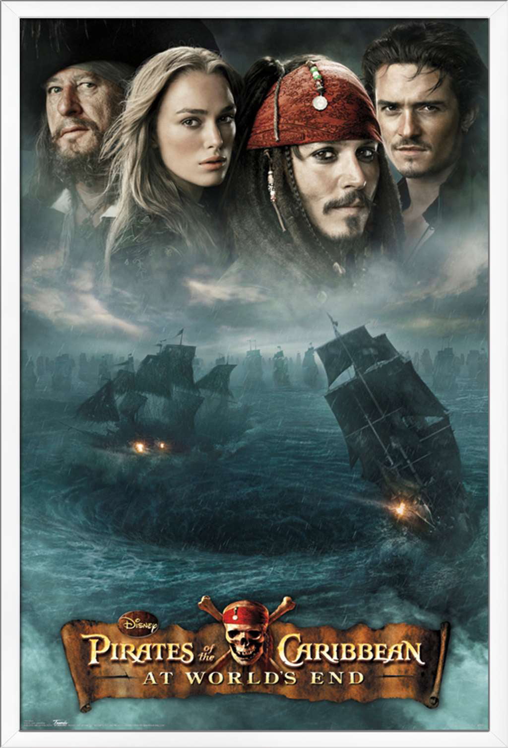 Disney Pirates of the Caribbean: At World's End - DVD One Sheet Poster ...