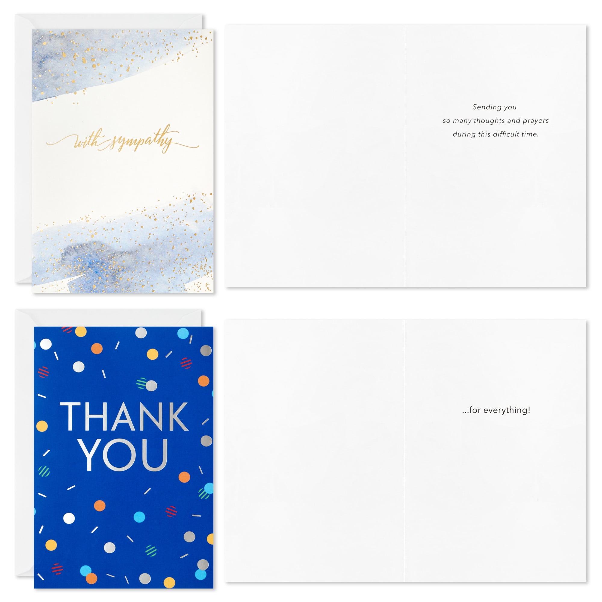 Hallmark Assorted Multi-Occasion Cards (Upbeat and Inspiring), Pack of 12