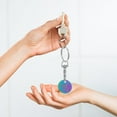 thumbnail image 4 of Shisuyan 2pcs Trolley Token Metal Key Chain Token Shopping Cart Token Hanging Key Chain Hanging Keyring Ornament, 4 of 9