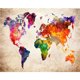 thumbnail image 1 of 5D DIY diamante pintura completo redondo taladro mundo mapa pared decoración diamantes de imitación artesanías FLhrweasw Nuevo, 1 of 9