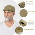 thumbnail image 2 of Rivet Newsboy Caps Cotton for Men Flat Ivy Gatsby Cap Irish Cabbie Ivy Driving Hunting Hat, 2 of 7