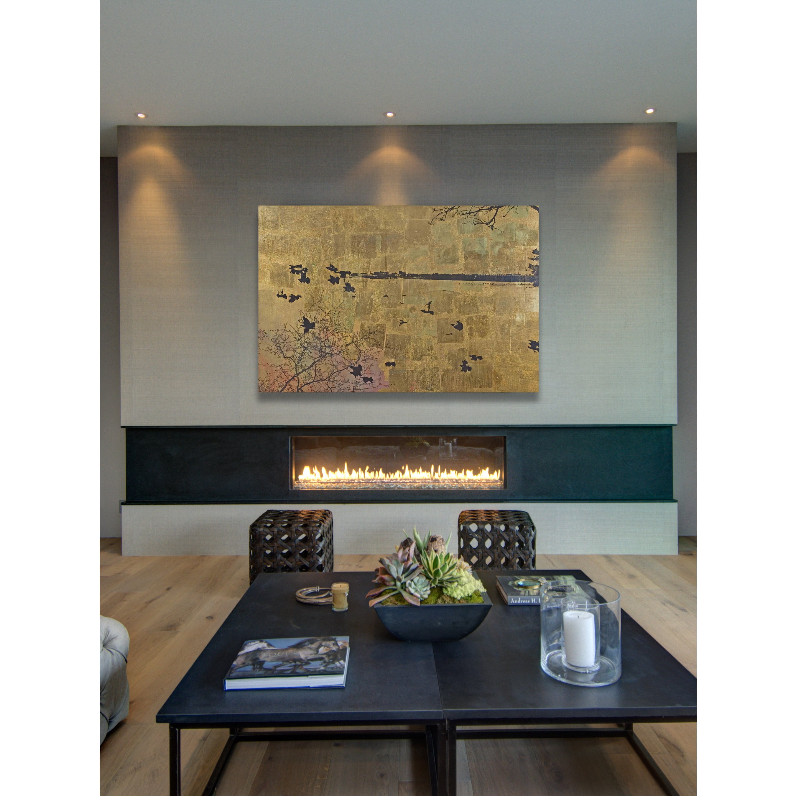 Marmont Hill "Humming Bird" by Tracy Silva Barbosa Painting Print on Canvas