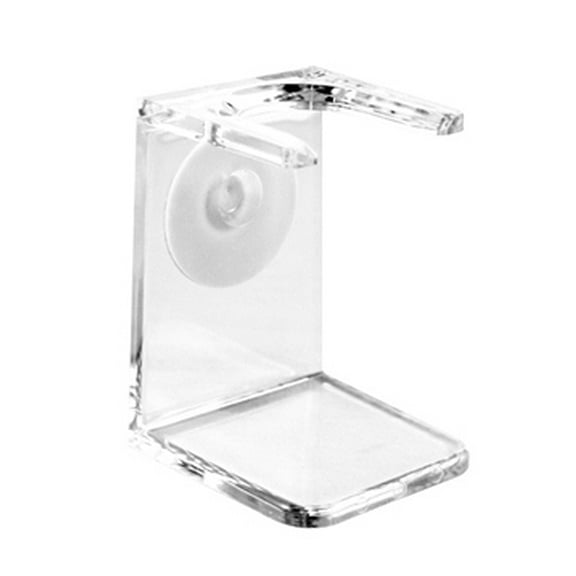 Edwin Jagger Clear Plastic Large Neck Shaving Brush Stand