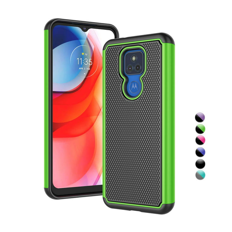 Veeg magnetron Bewonderenswaardig for Moto G Play 2021 Case, Phone Case for Moto G Play 6.5", Njjex Shock  Absorbing Dual Layer Silicone & Plastic Bumper Rugged Grip Hard Protective  Cases Cover for Motorola Moto G