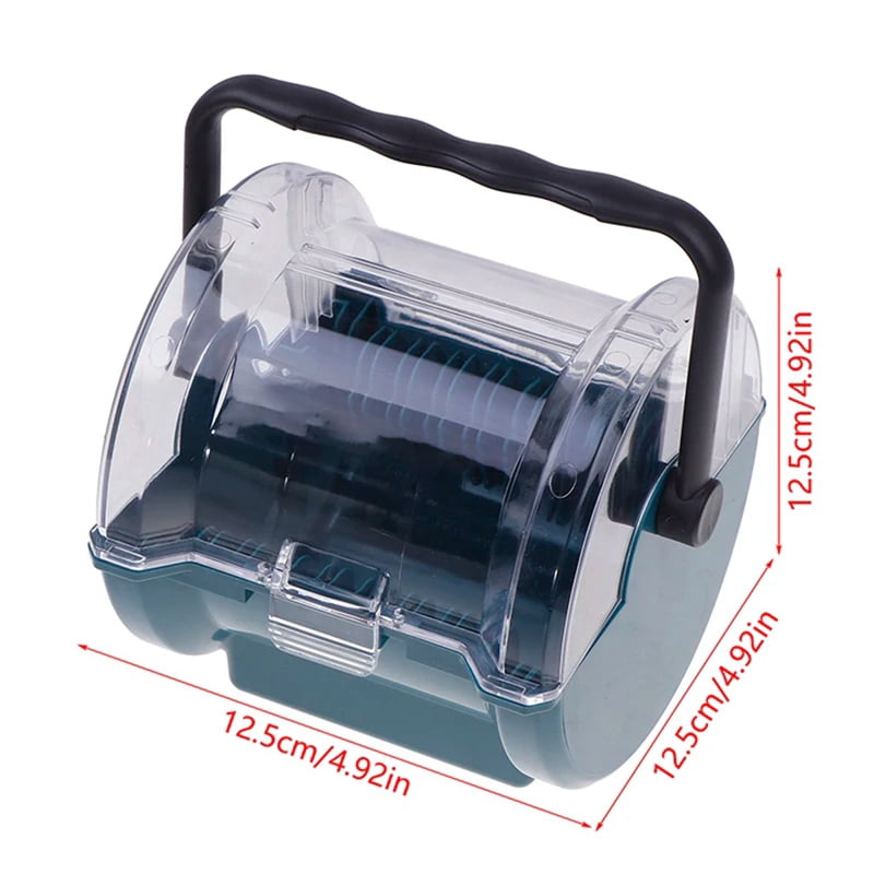 2X Grinding Blade Box Angle Grinde Saw Blade Storage Case Cutting Disc Portable Tool Box Plastic Blade Boxes D-63862