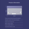 thumbnail image 4 of Teclado Inalámbrico Bluetooth de 10 Pulgadas, Teclado Silencioso de Teclas Redondas para , Tableta, Portátil, , Teclado Bluetooth, 4 of 5