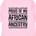 thumbnail image 4 of Inktastic Black History Proud African Ancestry Boys or Girls Long Sleeve Toddler T-Shirt, 4 of 5