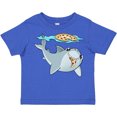 thumbnail image 3 of Inktastic Pizza Shark Boys or Girls Toddler T-Shirt, 3 of 5