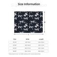 thumbnail image 5 of Yiaed Lilies Flowers Print Blanket Throw Blanket Soft Cozy Flannel Blanket for Home Bed Sofa Couch Chair-60"x50", 5 of 6