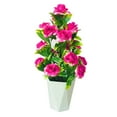 thumbnail image 2 of SPRING PARK Artificial Flower Plant Pot Bonsai Wedding Living Room Table Home Garden Decoration, 2 of 7