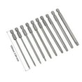 thumbnail image 3 of Juego de puntas de destornillador Torx Unique Bargains Acero aleado S2 Vástago hexagonal de 1/4 pulgada 10 piezas, 3 of 5