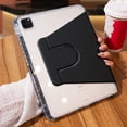 thumbnail image 1 of For Ipad Air 5th 4th 10th 10.9 Tablet Case Ipad Pro 11 12.9 Cover Mini 6 7th 8th 9th 10.2 9.7 360° Rotation Shell Accessories Black iPad 10th 10.9, 1 of 6