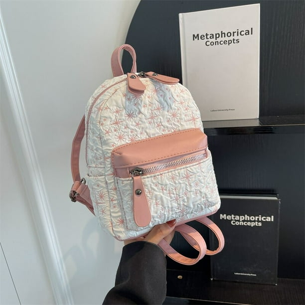 Mochila de disenador de moda para mujer bolsos de hombro pequenos y lindos para ninas adolescentes Mochila de viaje ligera para damas Fivean unisex Walmart en linea