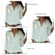 thumbnail image 4 of Blusa abotonada, blusa abotonada para mujer Camisa abotonada para mujer Blusa para mujer Elaborada por expertos, 4 of 5