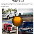 thumbnail image 2 of Super Bright LED, Amber Front Side Marker 3.8" Lights for Wide Usage on Trucks Trailers, Easy Installation Waterproof Shockproof 12V DC (Pack of 20pcs), 2 of 5