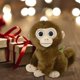 thumbnail image 2 of Juguete de peluche de regalo para niños, muñecos de mono fáciles de apretar y lindos para las vacaciones, 2 of 4