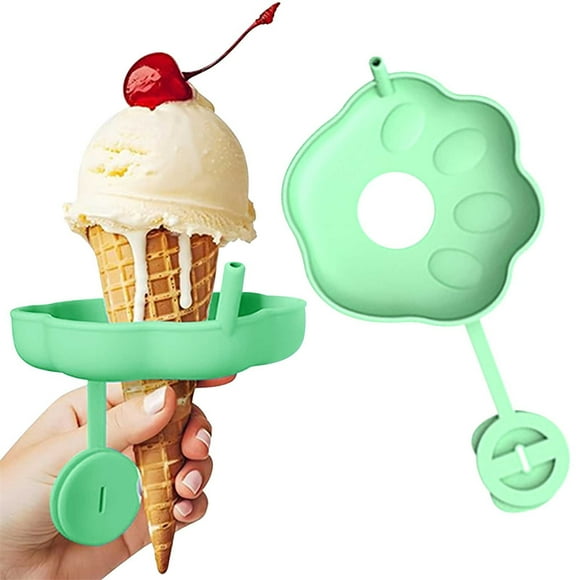 Ice Cream Holder Stand | Leak Proof Silicone Popsicle Stand | Reusable Food Grade Plastic Snack Accessory | Drip Catcher for Frozen Treats | Durable Flexible Design | Single Pack