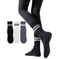 thumbnail image 1 of Calcetines de yoga Irisbear antideslizantes para mujer, paquete de 3, 1 of 7