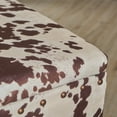 thumbnail image 2 of Tia Velvet Storage Ottoman, Milk Cow, 2 of 5