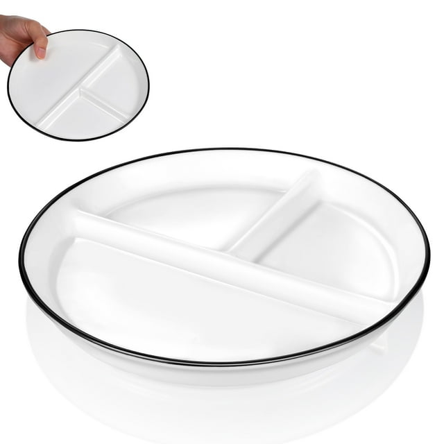 Plato de cerámica, plato dividido, plato de postre, plato de ensalada, plato llano, plato para servir comida
