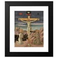 thumbnail image 2 of Francesco Pesellino 20x24 Black Modern Framed Museum Art Print Titled - The Crucifixion with Saint Jerome and Saint Francis (C. 1445-1450), 2 of 5