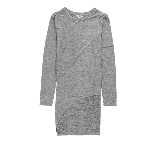bar III Womens High-Low Tunic Blouse, Grey, XX-Large