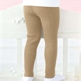 thumbnail image 4 of Hurxie Girls Ribbed Jersey Leggings Kids Warm Footless Tights Ruffles Knit Pants, 4 of 7