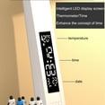thumbnail image 5 of Desk Lamps New Led Electronic Clock Desk Lamp,Foldable Rechargeable Reading Lamp,3 Grades of Colour Temperature Adjustment,Infinitely Dimmable,Desk Lamp with Temperatu, 5 of 9