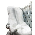 thumbnail image 1 of Amazing Rugs TR-1013 50 x 60 in. Luxury Decorative Faux Fur Throw in White, 1 of 1