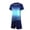 Blue, variant on KAUOD Boys Athletic Short Outfits 2 Piece Summer Short Sleeve T Shirt and Shorts Set Loose Baseball Sports Clothes