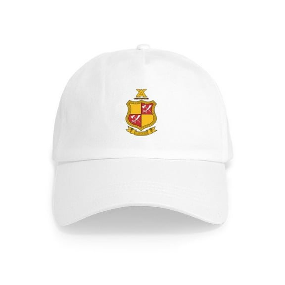 CafePress - Delta Chi Coat Of Arms - Adjustable 100% Brushed Unisex Casual Cotton Baseball Cap, Beige, 1
