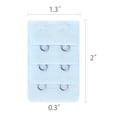thumbnail image 3 of INSPIRE CHIC Women's 3 Rows 2 Hooks Underwear Bra Extender Brassiere Extension Hooks Strap Adapter Light Blue-2 5, 3 of 5