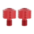 thumbnail image 2 of Motorcycle Rearview Mirror Adapter Bolts, 2Pcs Aluminum Alloy 8mm Thread Height Adjustment Screw Handlebars Mirror Fitting for Motorcycles, 2 of 7
