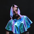 thumbnail image 2 of 1pc Disfraz Capa Brillante Capa De Halloween Traje De Cosplay Traje De Halloween, 2 of 8