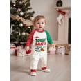thumbnail image 3 of BemeyourBBs Christmas Baby Boy Outfit Sorry Santa I Drink All the Milk Romper Long Sleeve Letter Print Newborn Jumpsuit Xmas Clothes, 3 of 9