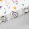 thumbnail image 4 of Homewish Watercolor Floral Blackout Curtains Set of 2 (52x84 Each),Rustic Western Flower Window Curtains,Pink White Purple Curtains and Drapes For Girls Teens,Luxury Bedroom Decor, 4 of 6