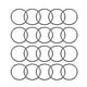 thumbnail image 1 of 20 piezas de anillo de sellado en forma de O negro de 40 mm x 2 mm resistente al aceite de goma NBR, 1 of 3