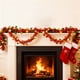 thumbnail image 4 of Adornos navideños con cintas multicolor | Guirnalda de espumillón de plástico de 200 cm para barandillas de árbol, pared y chimenea | Decoración DIY para fiestas navideñas, 4 of 5