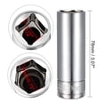 thumbnail image 3 of Unique Bargains 1/2-inch Drive 19mm 6-Point Deep Socket, Cr-V Steel, 3 of 5
