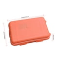 thumbnail image 2 of Estuche de supervivencia de plástico Caja sellada de supervivencia impermeable para acampar ((S)(Naranja)), 2 of 6