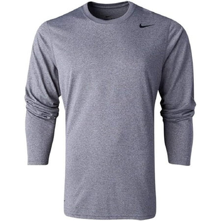 NIKE Mens Longsleeve Legend Grey XL T-Shirt