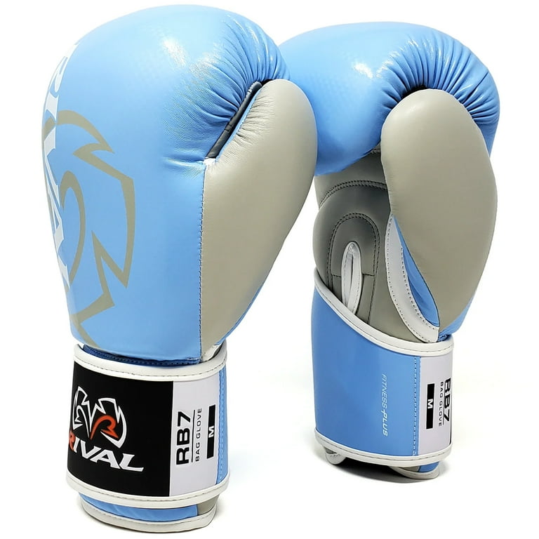 未使用 RIVAL ボクシンググローブ RB7 RIVAL Boxing RB7 Fitness Plus Hook and Loop Bag Gloves - XS - Blue