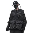 thumbnail image 2 of Niepce Inc Streetwear Men Zipper Vest Techwear Fashion Pockets Jacket, 2 of 10