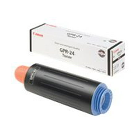 Canon 1872B003AA (GPR-24) Toner  Black This is a OEM MONOCHROMATIC TONER CANON brand Toner Cartridge (SD BLACK TONER) that works with the following printers / machines (IMAGERUNNER 5055  IMAGERUNNER 5065  IMAGERUNNER 5075). Product Features: Compatible with: imageRUNNER 5055  5065  5075 Duty Cycle: Up to 48000 pages Printing Color: Black Printing Technology: Laser Product Description: Canon GPR-24 - black - original - toner cartridge Product Type: Toner cartridge. STANDARD YIELD BLACK TONER. IMAGERUNNER 5055  IMAGERUNNER 5065  IMAGERUNNER 5075. OEM CANON Brand
